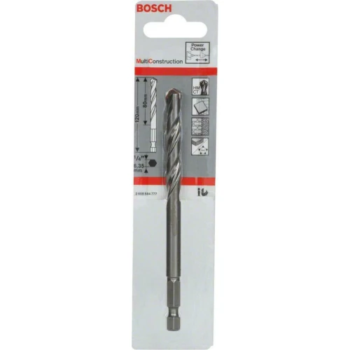 Центрирующее сверло для коронок Bosch MultiConstruction HM 8x120 мм (2608584777)