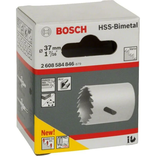 Коронка по металу та дереву Bosch HSS - BiMetal Standard Adapter (37 мм) (2608584846)
