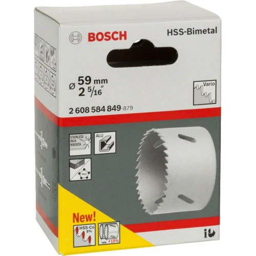 Коронка по металу та дереву Bosch HSS - BiMetal Standard Adapter (59 мм) (2608584849)