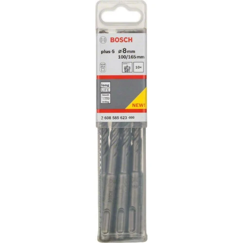 Бур по бетону Bosch SDS-Plus-5 8x100x165 мм (10 шт.) (2608585623)