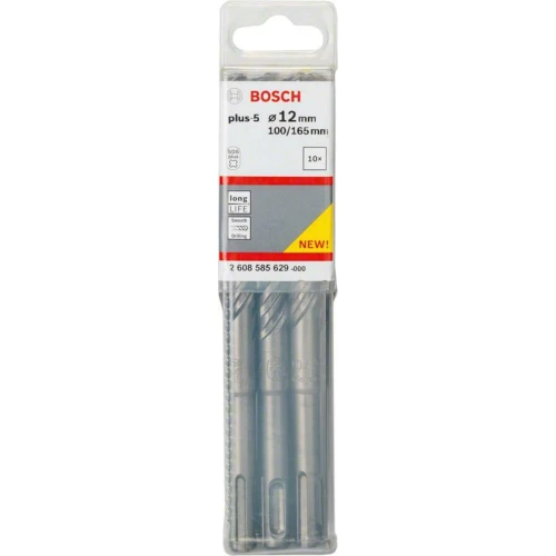 Бур по бетону Bosch SDS-Plus-5 12x100x165 мм (10 шт.) (2608585629)