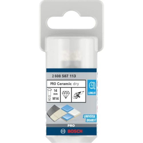Алмазна коронка Bosch PRO Ceramic dry 14x30xM14 (2608587113)