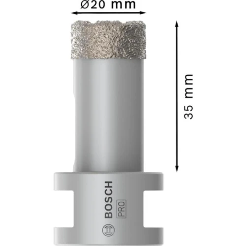 Алмазна коронка Bosch PRO Ceramic dry 20x35xM14 (2608587115)