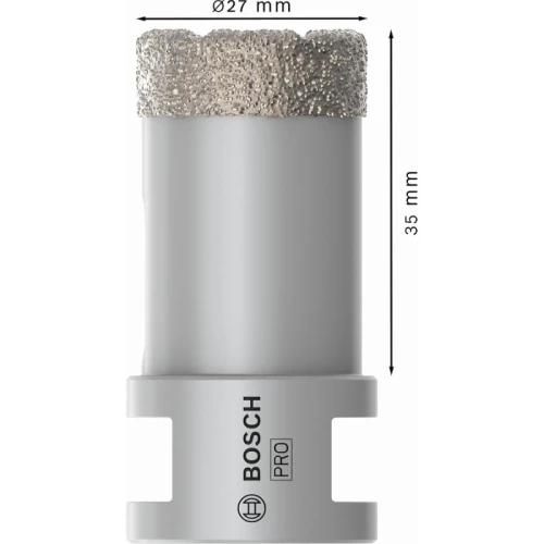 Алмазна коронка Bosch PRO Ceramic dry 27x35xM14 (2608587118)