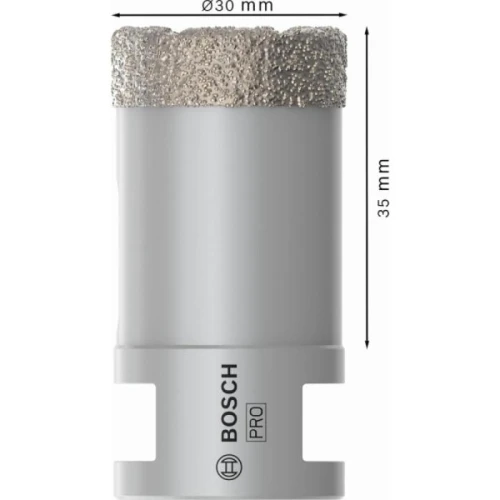 Алмазна коронка Bosch PRO Ceramic dry 30x35xM14 (2608587119)