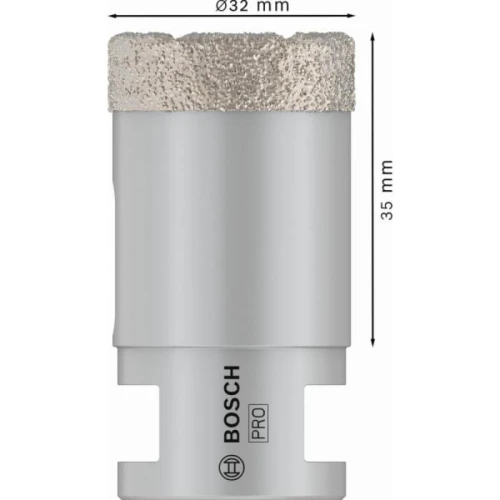 Алмазна коронка Bosch PRO Ceramic dry 32x35xM14 (2608587120)