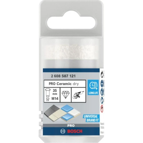 Алмазная коронка Bosch PRO Ceramic dry 35x35xM14 (2608587121)