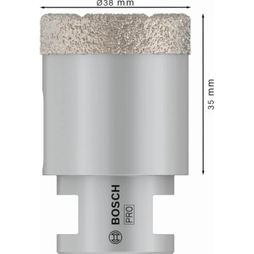 Алмазна коронка Bosch PRO Ceramic dry 38x35xM14 (2608587122)