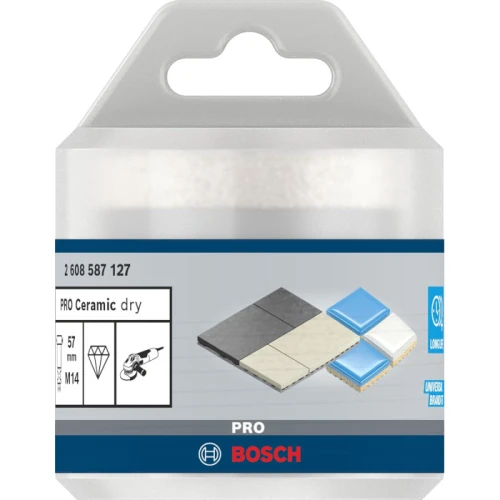 Алмазна коронка Bosch PRO Ceramic dry 57x35xM14 (2608587127)
