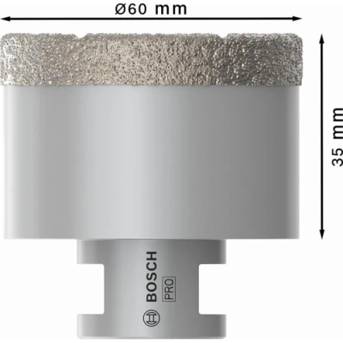 Алмазна коронка Bosch PRO Ceramic dry 60x35xM14 (2608587128)