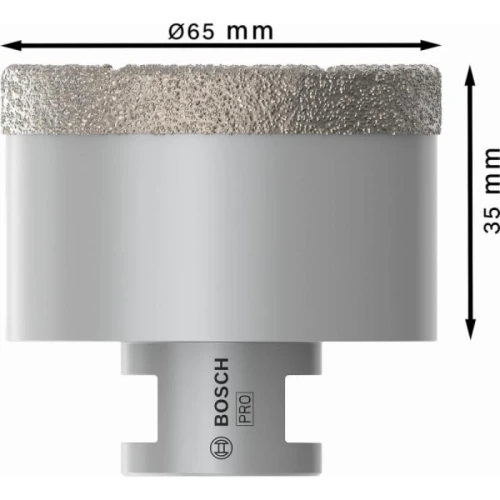 Алмазна коронка Bosch PRO Ceramic dry 65x35xM14 (2608587129)