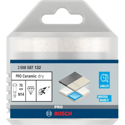 Алмазна коронка Bosch PRO Ceramic dry 70x35xM14 (2608587132)