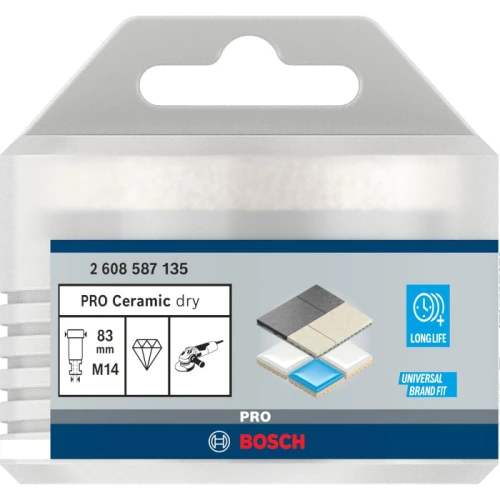 Алмазна коронка Bosch PRO Ceramic dry 83x35xM14 (2608587135)