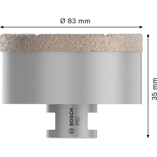 Алмазна коронка Bosch PRO Ceramic dry 83x35xM14 (2608587135)
