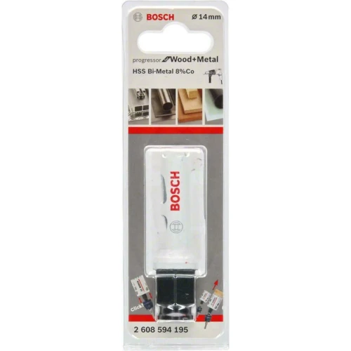 Коронка по металу та дереву Bosch HSS - BiMetal Progressor for Wood and Metal (14 мм) (2608594195)