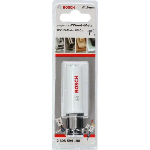 Коронка по металу та дереву Bosch HSS - BiMetal Progressor for Wood and Metal (19 мм) (2608594198)