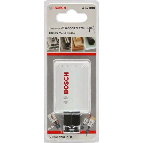 Коронка по металу та дереву Bosch HSS - BiMetal Progressor for Wood and Metal (37 мм) (2608594210)