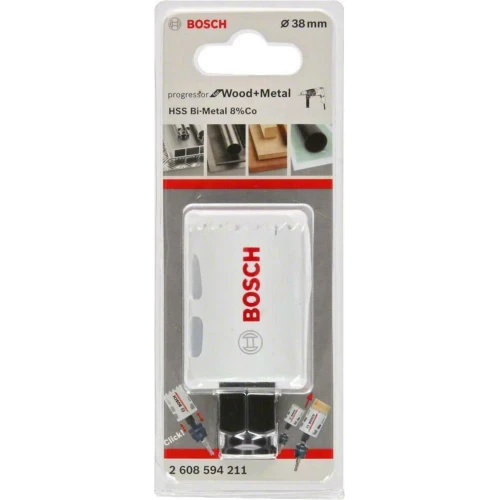 Коронка по металу та дереву Bosch HSS - BiMetal Progressor for Wood and Metal (38 мм) (2608594211)
