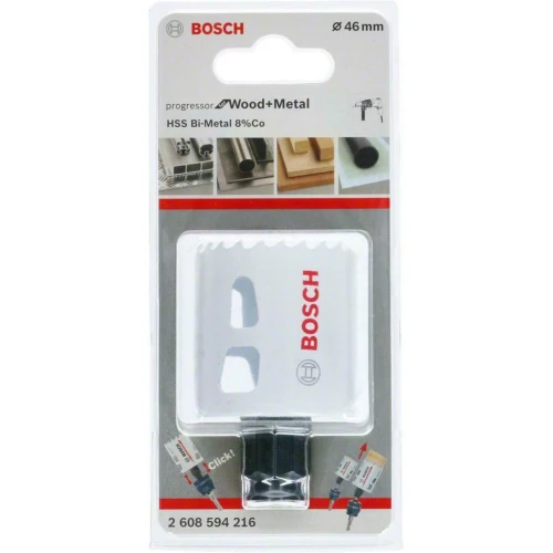Коронка по металу та дереву Bosch HSS - BiMetal Progressor for Wood and Metal (46 мм) (2608594216)