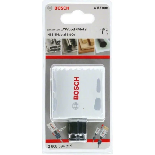 Коронка по металу та дереву Bosch HSS - BiMetal Progressor for Wood and Metal (52 мм) (2608594219)