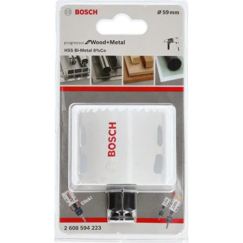 Коронка по металу та дереву Bosch HSS - BiMetal Progressor for Wood and Metal (59 мм) (2608594223)