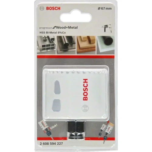 Коронка по металу та дереву Bosch HSS - BiMetal Progressor for Wood and Metal (67 мм) (2608594227)