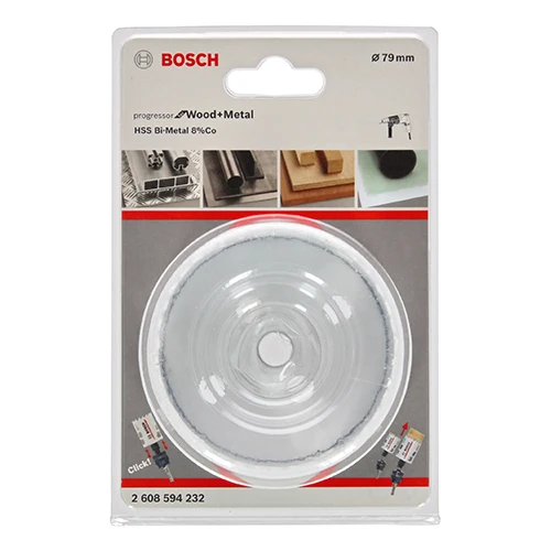 Коронка по металу та дереву Bosch HSS - BiMetal Progressor for Wood and Metal (79 мм) (2608594232)