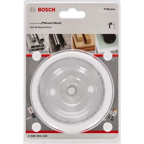 Коронка по металу та дереву Bosch HSS - BiMetal Progressor for Wood and Metal (86 мм) (2608594234)