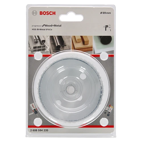 Коронка по металу та дереву Bosch HSS - BiMetal Progressor for Wood and Metal (89 мм) (2608594235)