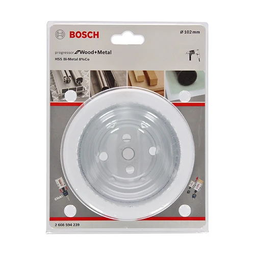 Коронка по металу та дереву Bosch HSS - BiMetal Progressor for Wood and Metal (102 мм) (2608594239)