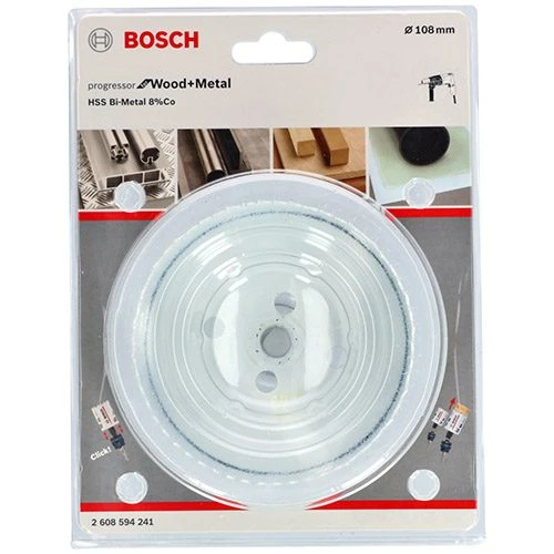 Коронка по металу та дереву Bosch HSS - BiMetal Progressor for Wood and Metal (108 мм) (2608594241)