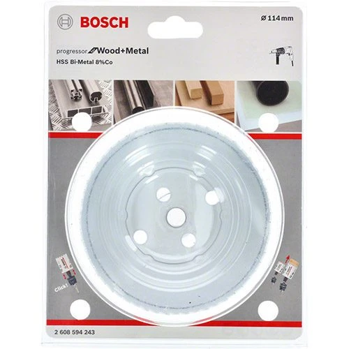 Коронка по металу та дереву Bosch HSS - BiMetal Progressor for Wood and Metal (114 мм) (2608594243)