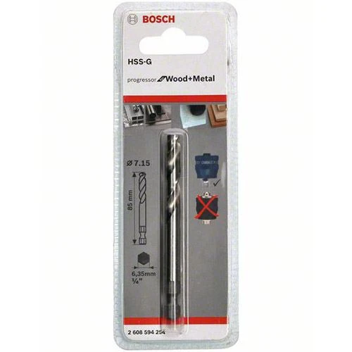 Центровочное сверло Bosch Plus HSS-G 7.15 x 85 мм (2608594254)