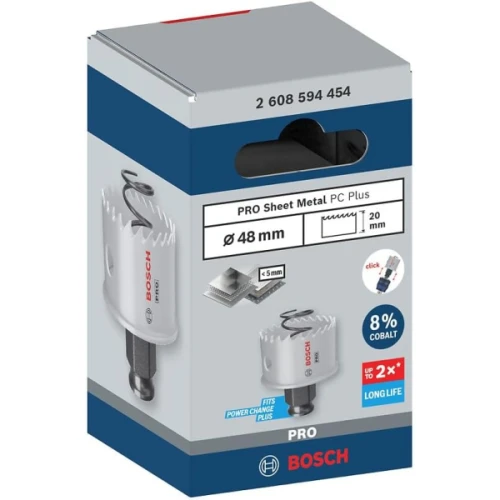 Коронка по металу Bosch PRO Sheet Metal PC Plus 48x20 мм (2608594454)