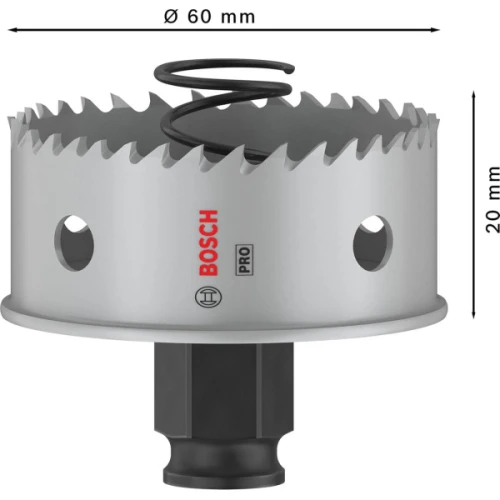 Коронка по металлу Bosch PRO Sheet Metal PC Plus 60x20 мм (2608594458)
