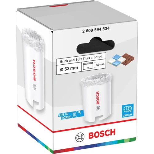 Коронка по цеглі та м'якій плитці Bosch Brick and Soft Tile arbored 53x60 мм (2608594534)