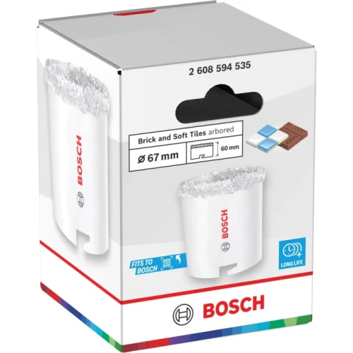 Коронка по кирпичу и мягкой плитке Bosch Brick and Soft Tile arbored 67x60 мм (2608594535)