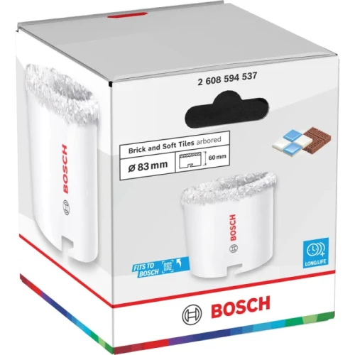 Коронка по цеглі та м'якій плитці Bosch Brick and Soft Tile arbored 83x60 мм (2608594537)