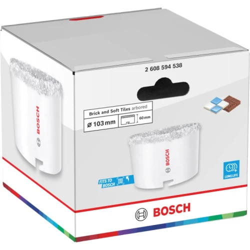 Коронка по цеглі та м'якій плитці Bosch Brick and Soft Tile arbored 103x60 мм (2608594538)