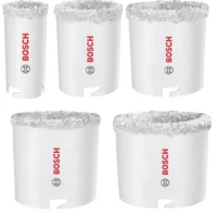 Набір коронок по цеглі та м'якій плитці Bosch Brick and Soft Tile arbored 33-83x60 мм (5 шт.) (2608594539)