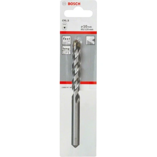 Сверло по бетону Bosch Expert CYL-3 10x80x120 мм (2608597665)