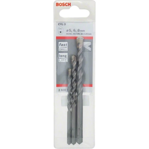 Набор сверл по бетону Bosch Expert CYL-3 (3 шт.) (2608597709)
