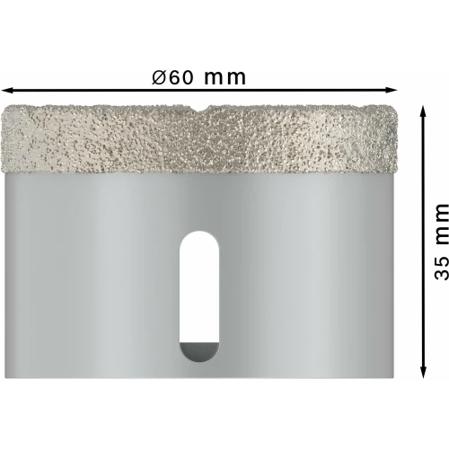Алмазна коронка Bosch X-Lock PRO Ceramic dry 60x35 мм (2608599019)