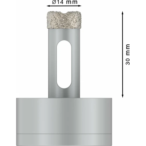Алмазна коронка Bosch X-Lock PRO Ceramic dry 14x30 мм (2608599027)