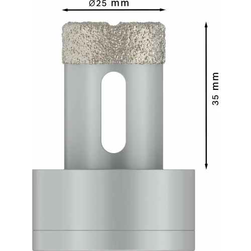 Алмазна коронка Bosch X-Lock PRO Ceramic dry 25x35 мм (2608599031)