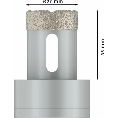 Алмазна коронка Bosch X-Lock PRO Ceramic dry 27x35 мм (2608599032)