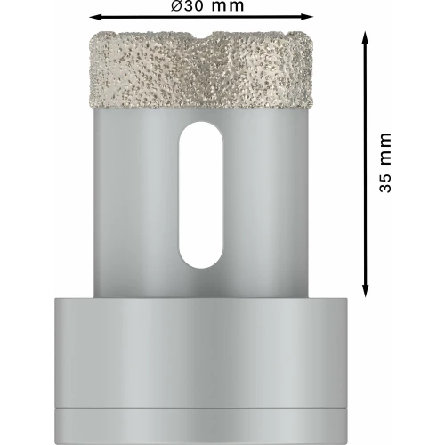 Алмазна коронка Bosch X-Lock PRO Ceramic dry 30x35 мм (2608599033)