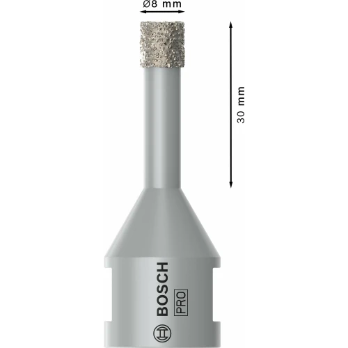 Алмазна коронка Bosch PRO Ceramic dry  M14 8x30 мм (2608599040)