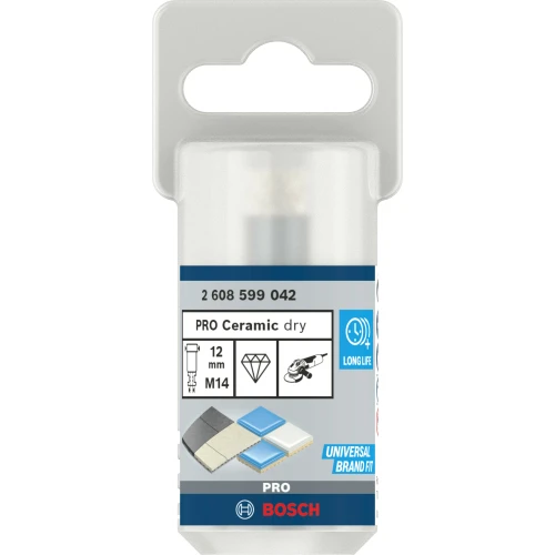 Алмазна коронка Bosch PRO Ceramic dry  M14 12x30 мм (2608599042)