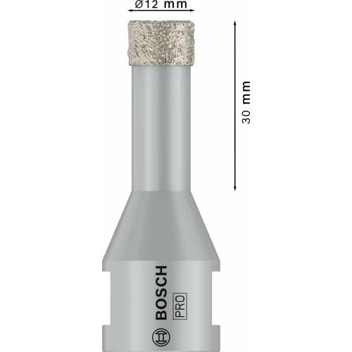 Алмазна коронка Bosch PRO Ceramic dry  M14 12x30 мм (2608599042)